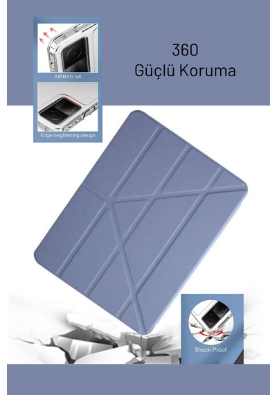 Redmi Pad 2 11" 2025 Uyumlu Kalem Bölmeli Uyku Modlu Tam Korumalı Tablet Kılıfı Kılıf