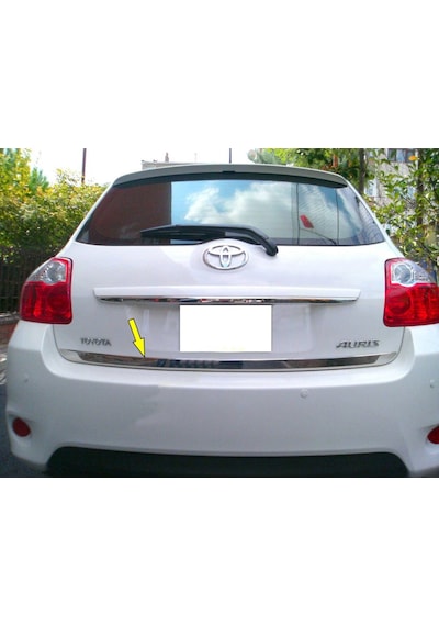 Toyota Auris Krom Bagaj Alt Çıtası 2007-2012 Çelik Şerit