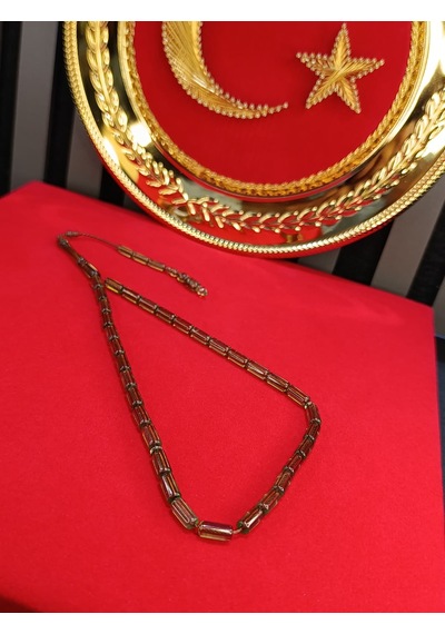 İthal Toz Kehribar Tesbih Kesme Kesim Açık Yeşil