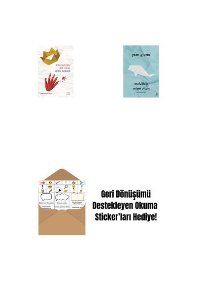 Eğlencesiz Bir Kral + Melville'e Selam Olsun + Okuma Sticker'ları