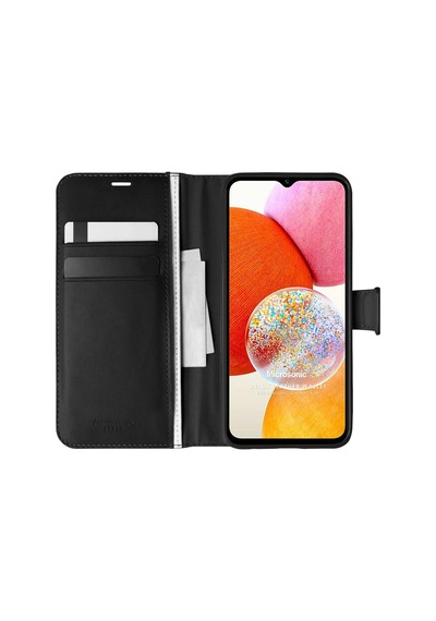 Microsonic Samsung Galaxy Uyumlu A14 Kılıf Delux Leather Wallet