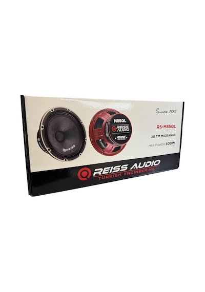 Reiss Audio Rs-m8sql 20cm Midrange 400 Watt Max Power + 175 Watt Rms Power 2 Li Paket Halinde