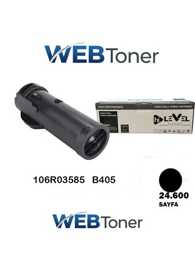 Web Toner Wt-b405,xerox 106r03585 B405 24.6k Sayfa Muadil Toner