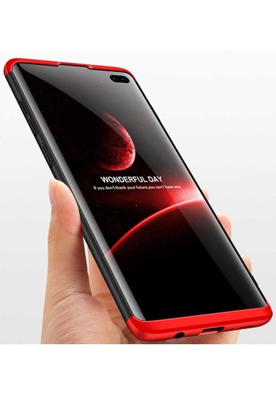 Galaxy S10 Kılıf Zore Ays Kapak Gold
