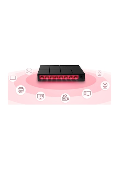 TP-Link Mercusys Ms108G 8 Port 10/100/1000Mbps Masaüstü Switch