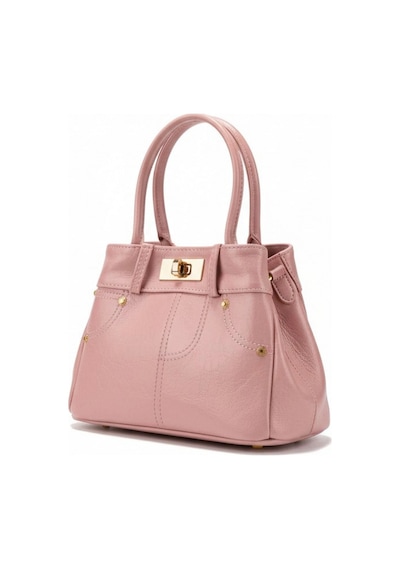 Glemix Nepal Pembe Cilt Jean Model Tasarım Kadın El Ve Omuz Çantası Pembe