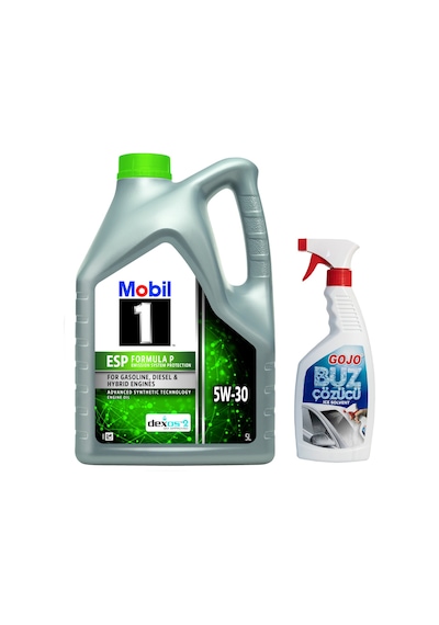 Mobil 1 Esp Formula P 5W-30 Motor Yağı 5 L + Gojo Cam Buz Çözücü 4 L