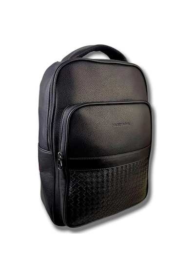 Deri Laptop Sırt Çantası Suya Dayanıklı Siyah 15.6'' İnç 8683255012275