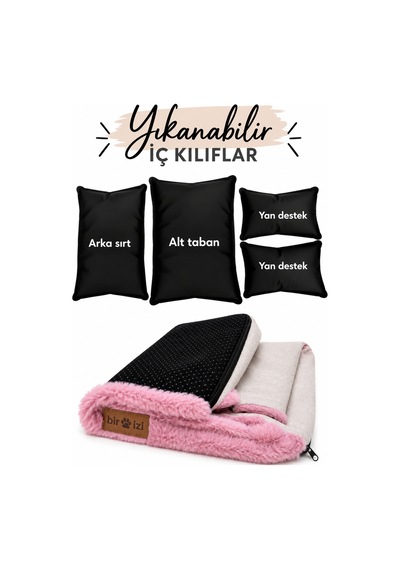 Peluş Fiyonklu Kedi Ve Köpek Koltuğu Tamamen Fermuarlı Çıkarılabilir İç Minder Boncuk Elyaf Kaydırmaz Taban Kedi Ve Köpek Yatağı Pembe Peluş Beyaz 1715024298 Peluş Fiyonklu Kedi Ve Köpek Koltuğu Tamamen Fermuarlı Çıkarılabilir İç Minder Boncuk Elyaf Kaydırmaz Taban Kedi Ve Köpek Yatağı Pembe Peluş Beyaz 1715024298