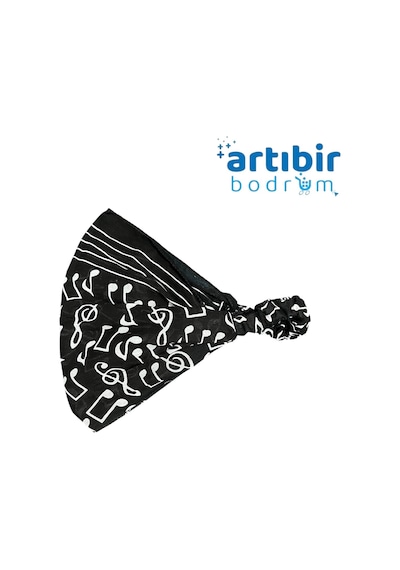 Lastikli Paraşüt Bandana Lacivert