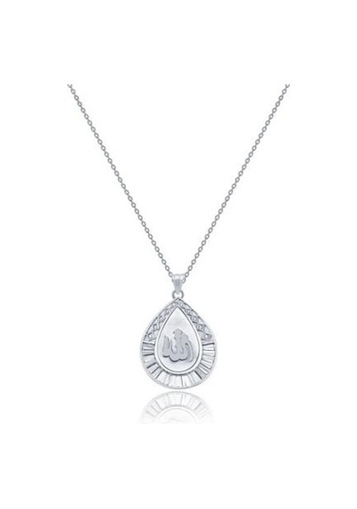 Diamond Line-Gülaylar - Beyaz Altın 14 Ayar Baget Taşlı Kolye N11.24905