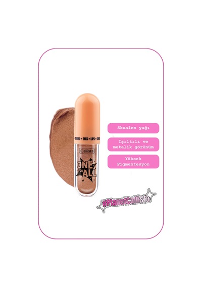 Callista One For All 05 That Antique Eyes & Lips & Cheeks Likit Göz Farı