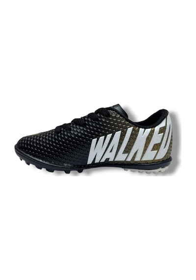 Walked 401-26 Çocuk Halı Saha Ayakkabı Siyah Altın 31-35