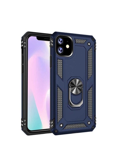 Apple Uyumlu iPhone 11 Kılıf Zore Vega Kapak Mavi
