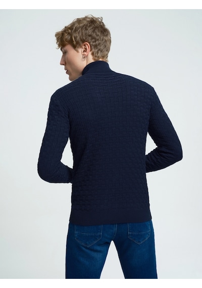 Slim Fit Erkek Kazak Lacivert