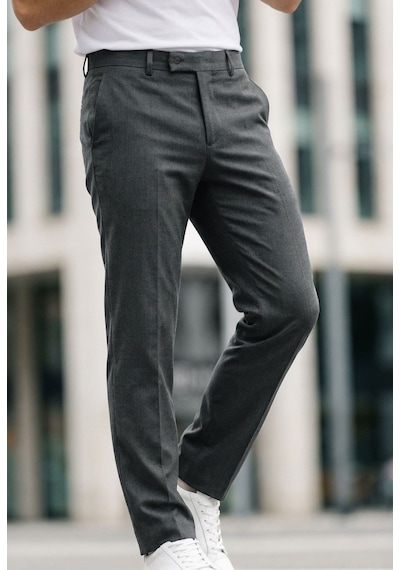 Mero Life Erkek Antrasit Italyan Kesim Slim Fit Kaliteli Esnek Likralı Bilek Boy Kumaş Pantolon Antrasit