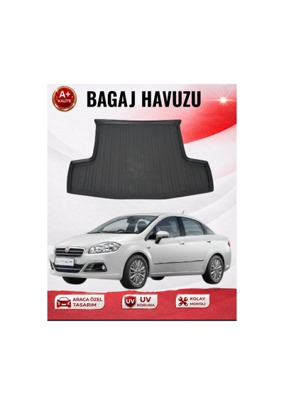 Fiat Linea Sedan 2007 Ve Sonrası 3d Bagaj Havuzu Premıum A+