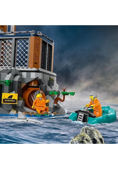 LEGO® City Polis Hapishane Adası 60419 7+ Yaratıcı Oyuncak Yapım Seti - 980 Parça