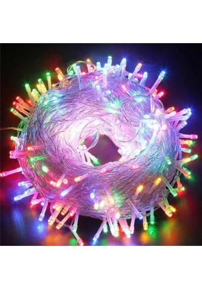 5m 30 Led Rgb 2 Kademeli Şeffaf Kablo Renkli