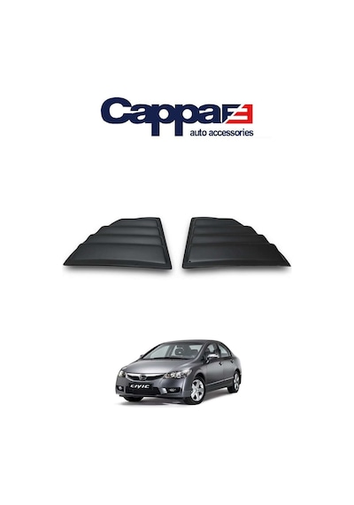 Cappafe Honda Civic 8 Kelebek Cam Rüzgarlığı 2 Parça 2006-2012 N11.53160
