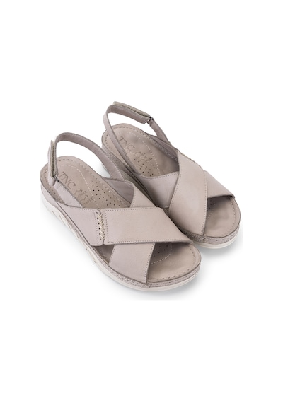 Tamer Tanca Kadın Hakiki Deri Taş Günlük Sandalet 824 05-6107 Bn Sndlt Y22 Tas Taş