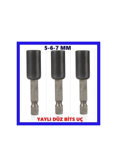1/4" Düz Yaylı Bits 7x50 Mm Cr-v Pro