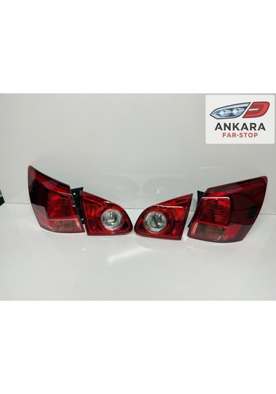 Nissan Qashqai 2007 - 2010 Stop Lambası Sağ - Sol İç Ve Dış Takım Toplam 4 Adet Stop