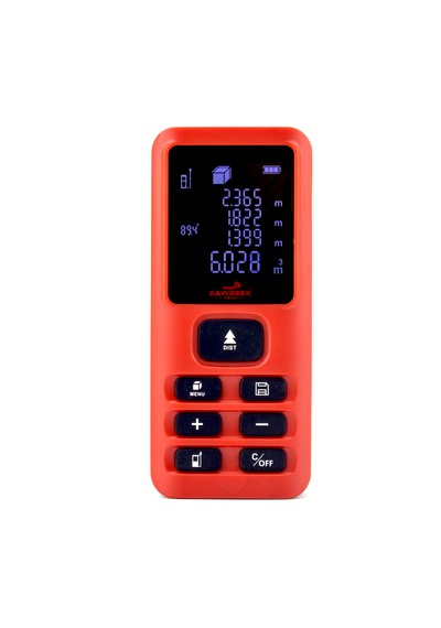 Dawreek Mesafe Ölçer E40 Red 80 Metre Dijital El Tipi Mesafe Ölçüm Cihazı