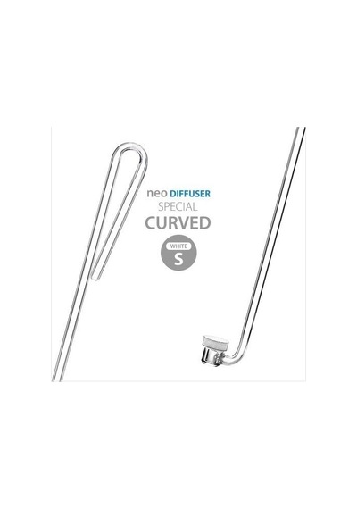Aquario Co2 Diffuser Curved Special S White