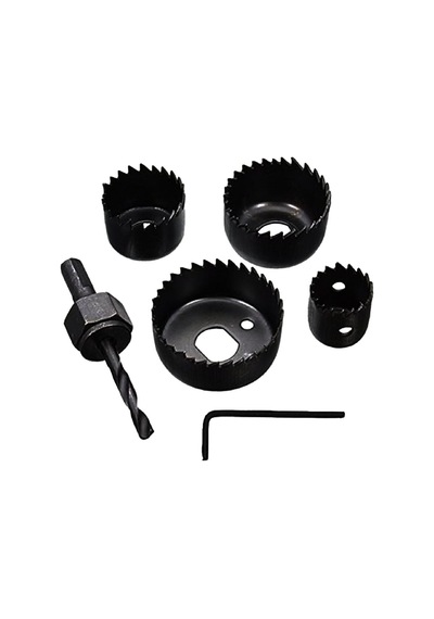 Dmax Dmx-4127 6pcs Buat Açma Panç Seti 32-38-44-54mm & 3/8 Hex & Anahtar Metal &am