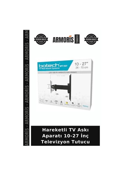 Hareketli Tv Askı Aparatı 10-27 İnç Televizyon Tutucu