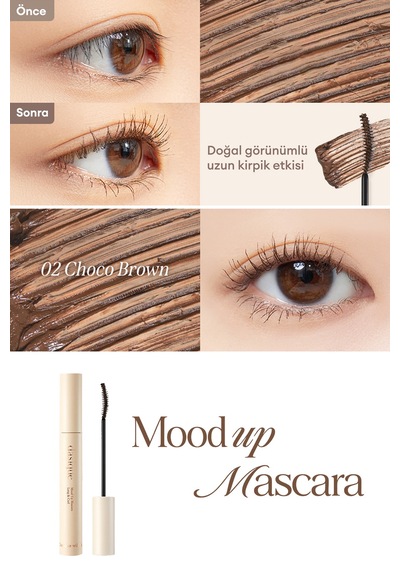 Dasique Mood Up Mascara Long & Curl 02 Brown