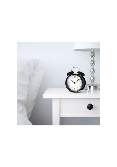 Ikea Dekad Çalar Saat, Siyah, 10 Cm