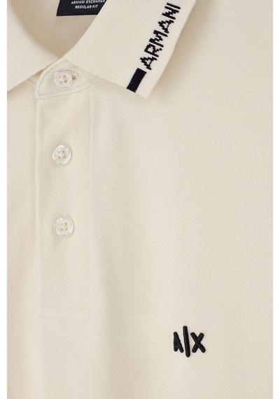 Armani Exchange % 100 Pamuk Regular Fit Düğmeli Polo Erkek Polo Xm002932 Af13026 U0007 Kırık Beyaz Armani Exchange % 100 Pamuk Regular Fit Düğmeli Polo Erkek Polo Xm002932 Af13026 U0007 Kırık Beyaz