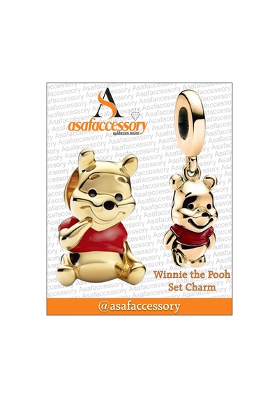 Winnie The Pooh Set Charm Gümüş