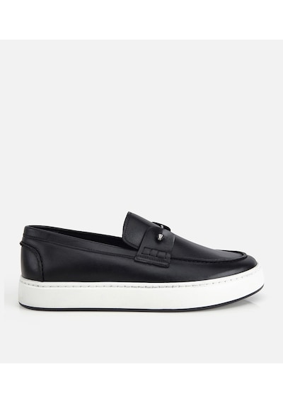 Hotiç Erkek Deri Siyah Metal Detaylı Günlük Loafer 02ayh320290a100 02ayh320290a100 Siyah