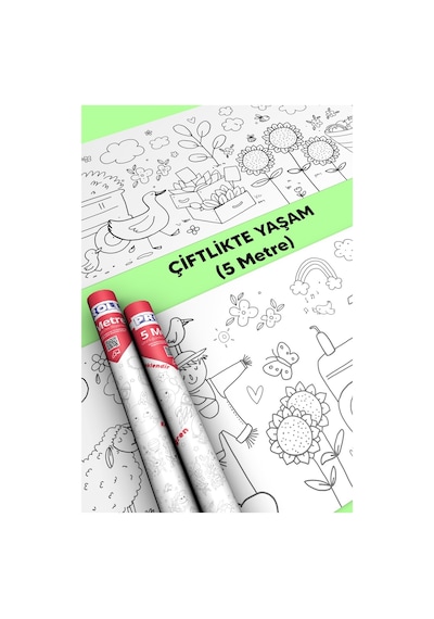 Çiftlik Hayatı Boyama Kağıdı