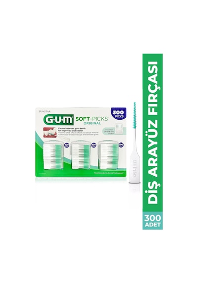 Gum Soft Picks Ara Yüz Fırçası 300 Adet