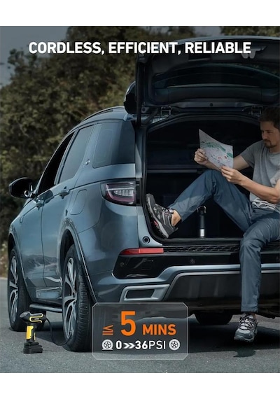 Astroai El Tipi Sarjli Lastik Sisirme Pompasi 150psı Ls40791