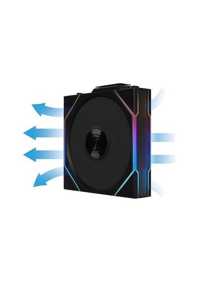 Lian Li Unı Fan Reverse Tl Wıreless 3x120mm Siyah Kasa Fanı Azaz0llı0093