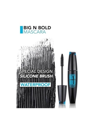 Suya Dayanıklı Hacim Veren Maskara Siyah - Big N Mascara - 002-8682536040419 0