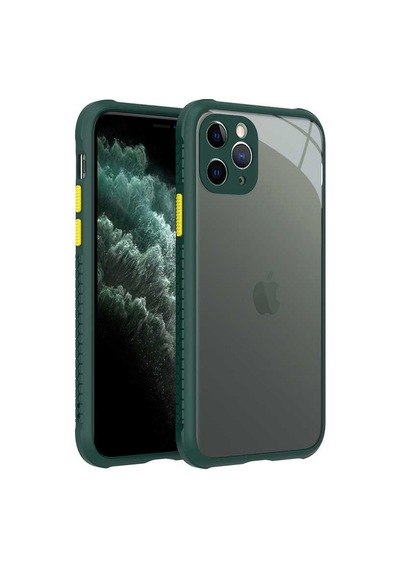 Zore İphone 11 Pro Uyumlu Ogaa Kaff Kılıf-koyu Yeşil