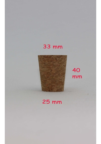 No 10 Konik Mantar 33X25X40 - 1 Adet Çok Renkli