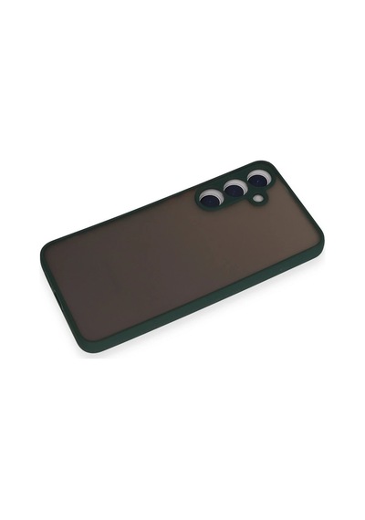 Newface - 754 - Samsung Galaxy S24 Kılıf Montreal Silikon Kapak - Edntrend - - Yeşil