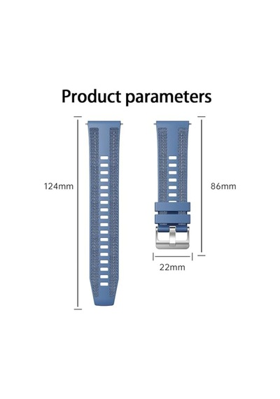 Huawei İle Uyumlu Watch Gt 6/5/4/3/2 Pro 46mm Ultimate Se Elite Kordon Gt5 Seri Lansman Kordon 128 42mm Değild - Mavi Çok Renkli