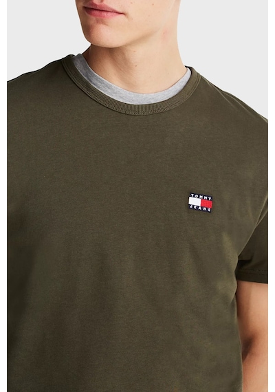 Tommy Jeans Erkek T Shirt Dm0dm20322 M12 Yeşil Yeşil