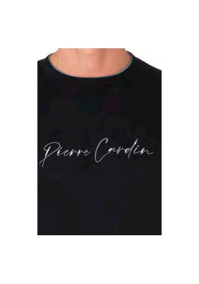 Pierre Cardin 6115 Erkek Uzun Kollu Bisiklet Yaka Üç İplik Eşofman Takımı-siyah Siyah