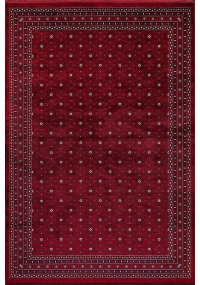 Afgan Halısı Bilicik Etnik Khall Otantik Desen Viskon Kırmızı Halı Bc02 Bordo