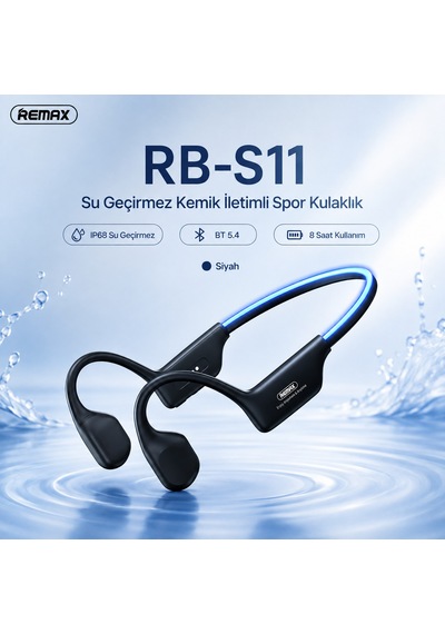 Remax RB-S11 Yvton Serisi Bluetooth 5.4 Kemik İletimli Kulak İçi Spor Kulaklığı