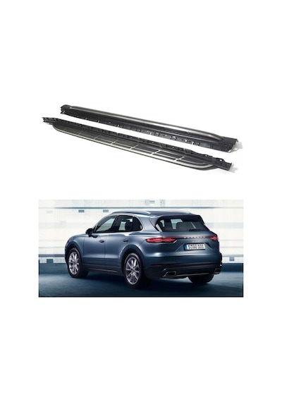 Autogp Porsche Cayenne Yan Basamak Marşbiyel Koruma 2020+ Agp-ss-1071